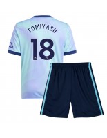 Arsenal Takehiro Tomiyasu #18 Kolmaspaita Lasten 2024-25 Lyhythihainen (+ shortsit)